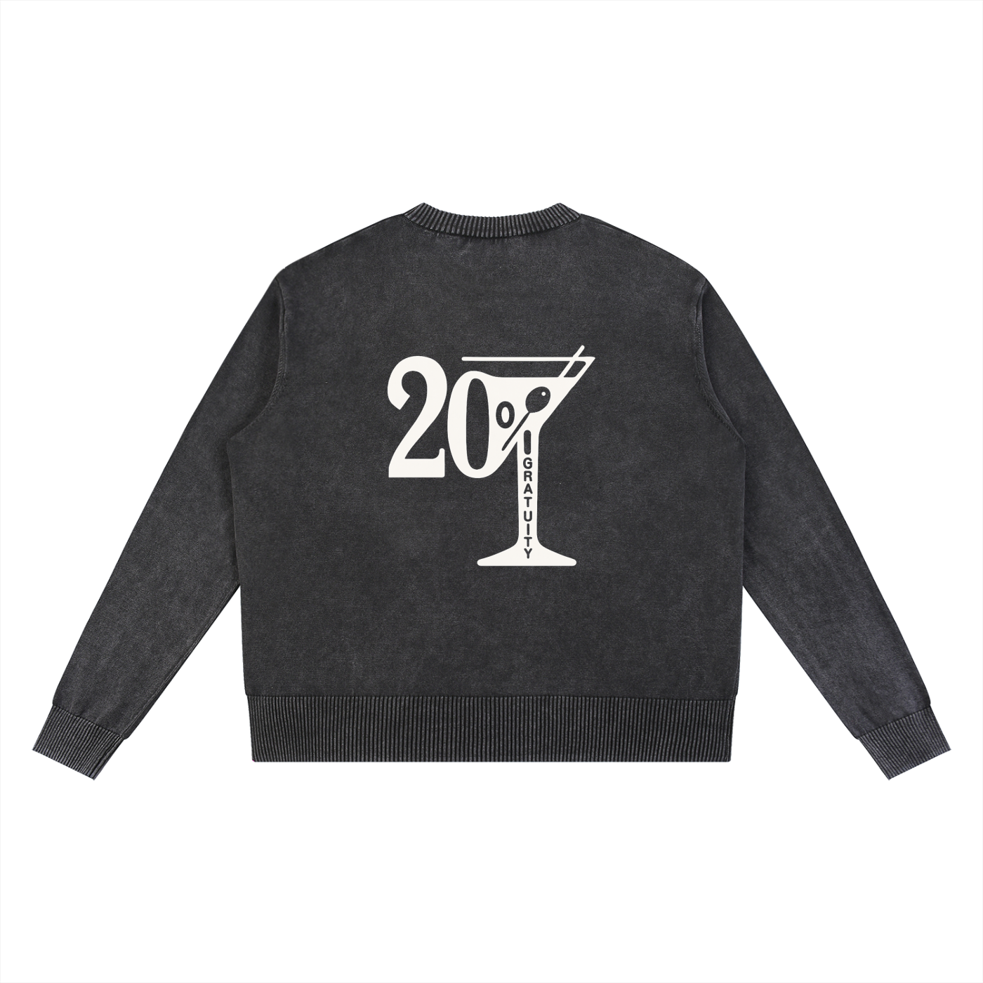 Signature Mineral Wash Oversized Sweater